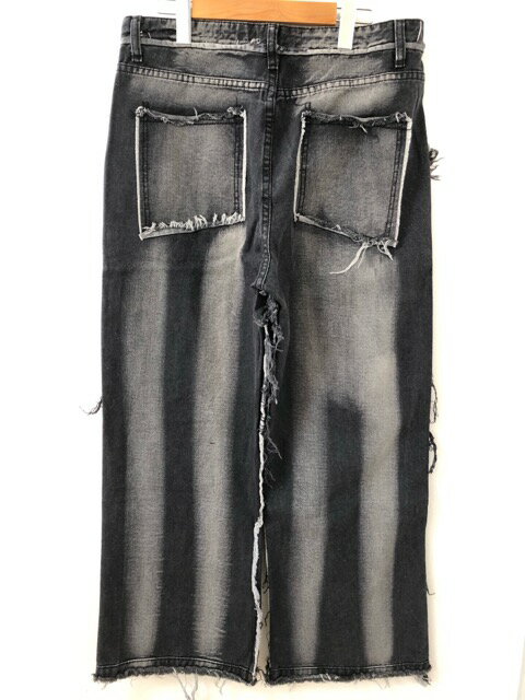 【送料無料】・KOM（ドットコム）フリンジウォッシュ　デニムパンツ【中古】【007】