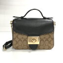 【送料無料】COACH Cassidy Top Handle Crossbody In Signature Canvas F76687 / コーチ キャシディー...