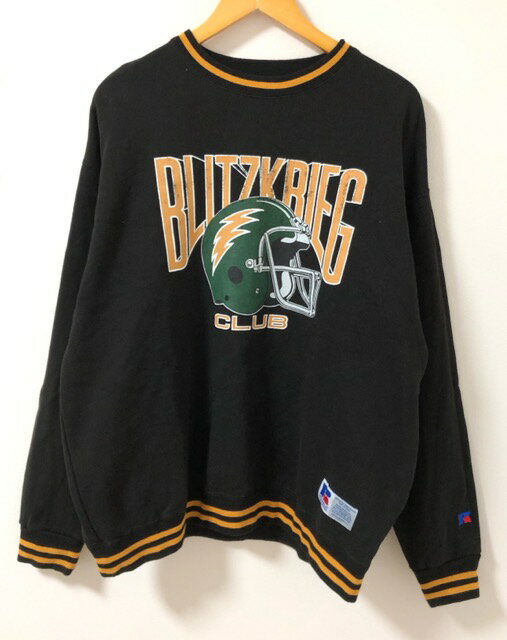 【送料無料】RUSSELL ATHLETIC（ラッセルアスレチック）ラインリブ　クルーネック　スウェット　トレー..