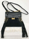 【送料無料】Chlo(クロエ) JANE CROSSBODY BAG ジェーン タッセル フリンジ ショルダーバッグ スエード レザー 【中古】【007】
