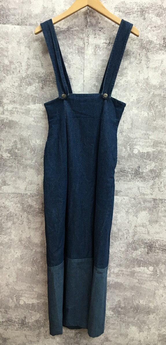 【送料無料】THE KETTLE CREEK CANVAS CO デニムジャンパースカート 80s-90s【中古】【004】