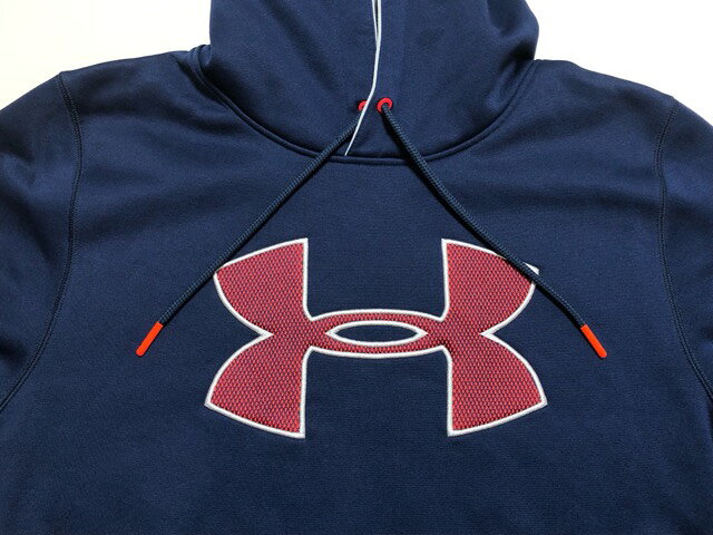 UNDER ARMOUR（アンダーアーマー）MTR1174　ビッグロゴ　プルオーバーフーディー　パーカー【中古】【007】