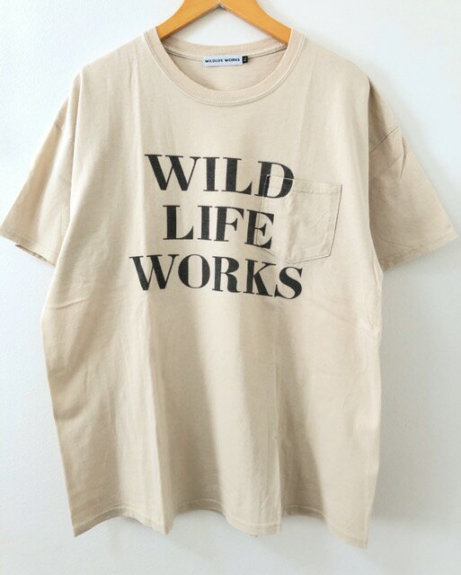 WILD LIFE WORKS(ワイルドライフワークス)ポケット Tシャツ【中古】 【007】
