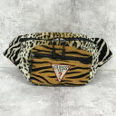 【送料無料】GUESS ゲス ウエストバッグ アニマル ボディバッグ atmos マルチカラー 動物 FANNY PACK EXCLUSIVE アトモス【中古】...