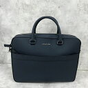 【送料無料】MICHAELKORS 37U9LHRA2L ブリーフケース バッグ ビジネス ネイビー マイケルコース HARRISON【中古】【004】