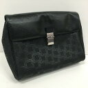 【送料無料】dunhill ダンヒル セカンドバッグ ポーチ ハンドバッグ【中古】【004】