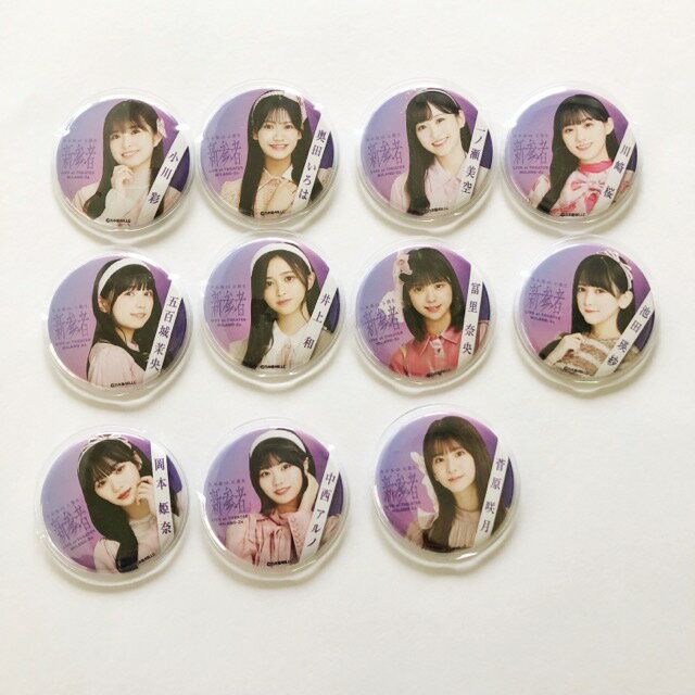 【送料無料】乃木坂46 新参者 缶バッジ 11種セット【中古】【007】143