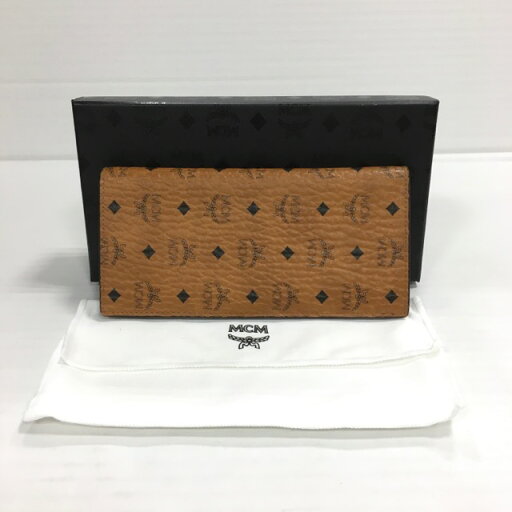 【送料無料】MCM / エムシーエム 長財布 MXLAAVI02 CO001 Mode Creation Munich ヴィセトス メンズ コニャック ブラウン【中古】【006】 【送料無料】MCM / エムシーエム 長財布 MXLAAVI02 CO001 Mode Creation Munich ヴィセトス メンズ コニャック ブラウン【中古】【006】