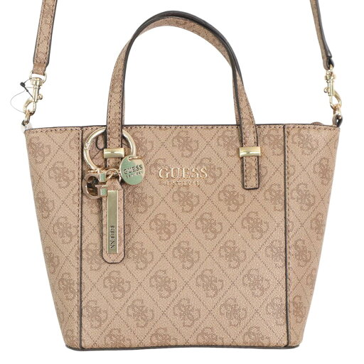 【送料無料】GUESS/ゲス JB745677 2way 総柄 ハンドバッグ ショルダーバッグ【中古】【008】263 【送料無料】GUESS/ゲス JB745677 2way 総柄 ハンドバッグ ショルダーバッグ【中古】【008】263