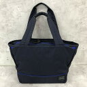 【送料無料】PORTER MOUSSE トート ネイビー バッグ ミニ ポーター Sサイズ【中古】【004】