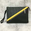 【送料無料】FENDI ダイアゴナル セカンドバッグ フェンディ【中古】【004】