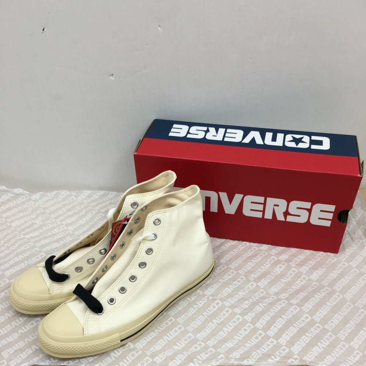 【送料無料】CONVERSE ALL STAR (R) FS HI OLD WHITE 31313120 サイズ27cm【未使用】【003】(4)