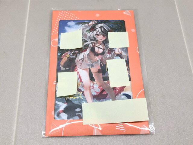 【送料無料】ホロライブ 沙花叉クロヱ（卒業生） 箔押し複製サイン＆直筆メッセージ入りパセリ描き下ろ..