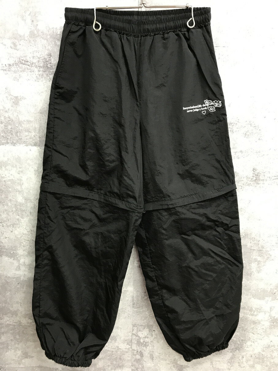 【送料無料】 KAOYORINAKAMI カオヨリナカミ ナイロンパンツ あべじゅんや【中古】 【004】