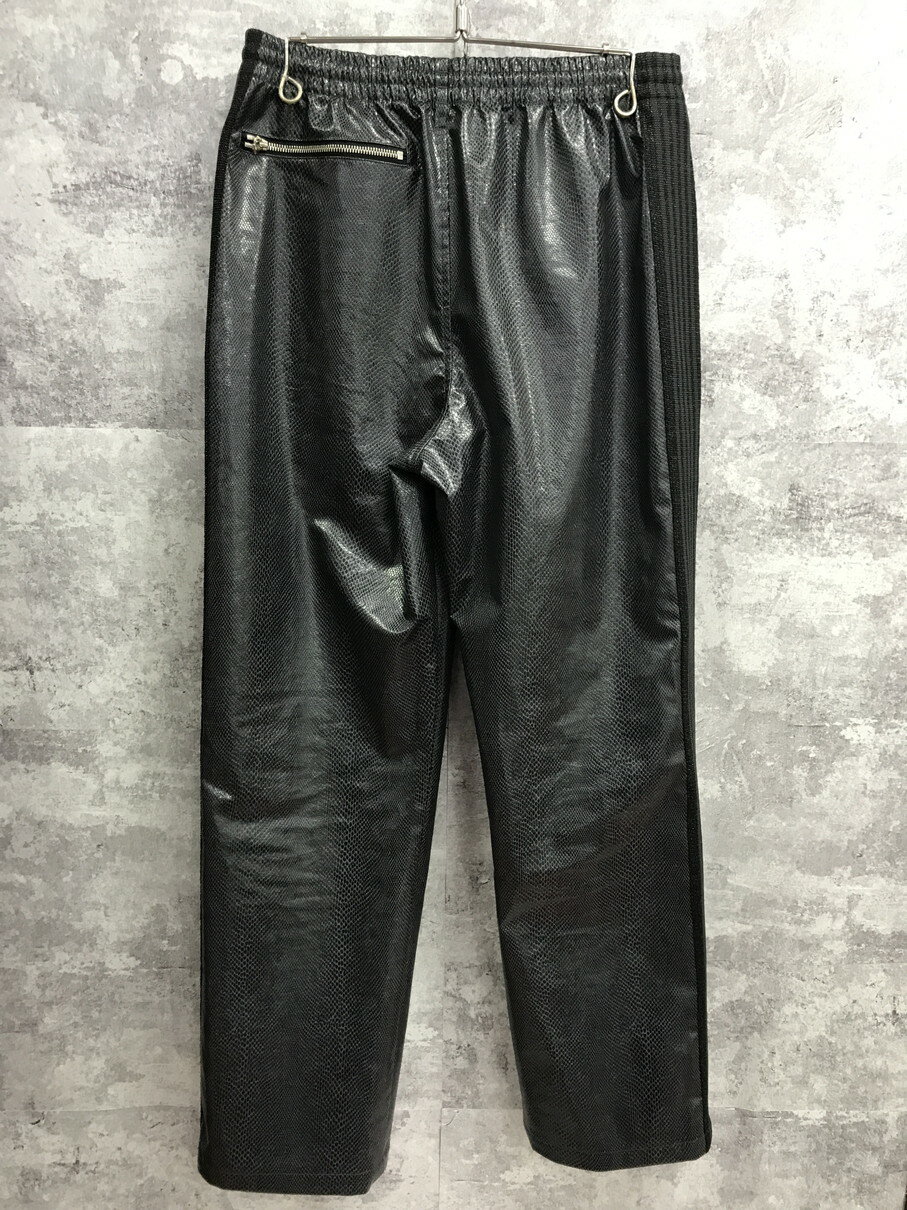 【送料無料】NEEDLES × NUBIAN 24AW TRUCK PANTS SYNCETIC LEATHER ニードルズ × ヌビアン トラックパンツ【中古】 【004】