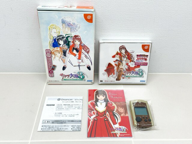 【送料無料】ドリームキャスト サクラ大戦3～巴里は燃えているか～ 初回限定版 ビジュアルメモリセットB【中古】【007】052