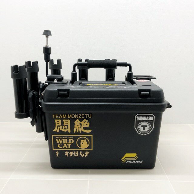 【送料無料】TANAHASHI/タナハシ カスタムロッドスタンド 5本組 カスタムドリンクホルダー付き プラノタックルボックス【中古】【007】