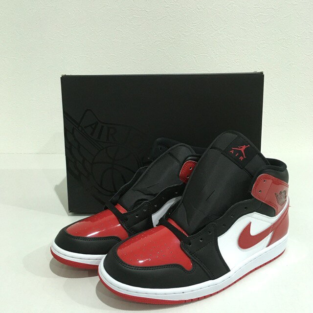 NIKE AIR JORDAN 1 MID SE BLACK/VARSITY RED-WHITE HV4091-006 ナイキ エア ジョーダン 1 MID SE スニーカー メンズ ブラック バーシティレッド ホワイト size:9.5（27.5cm）