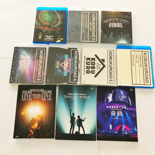 【送料無料】コブクロ LIVE Blu-ray 10枚セット Blu-ray【中古】【007】029