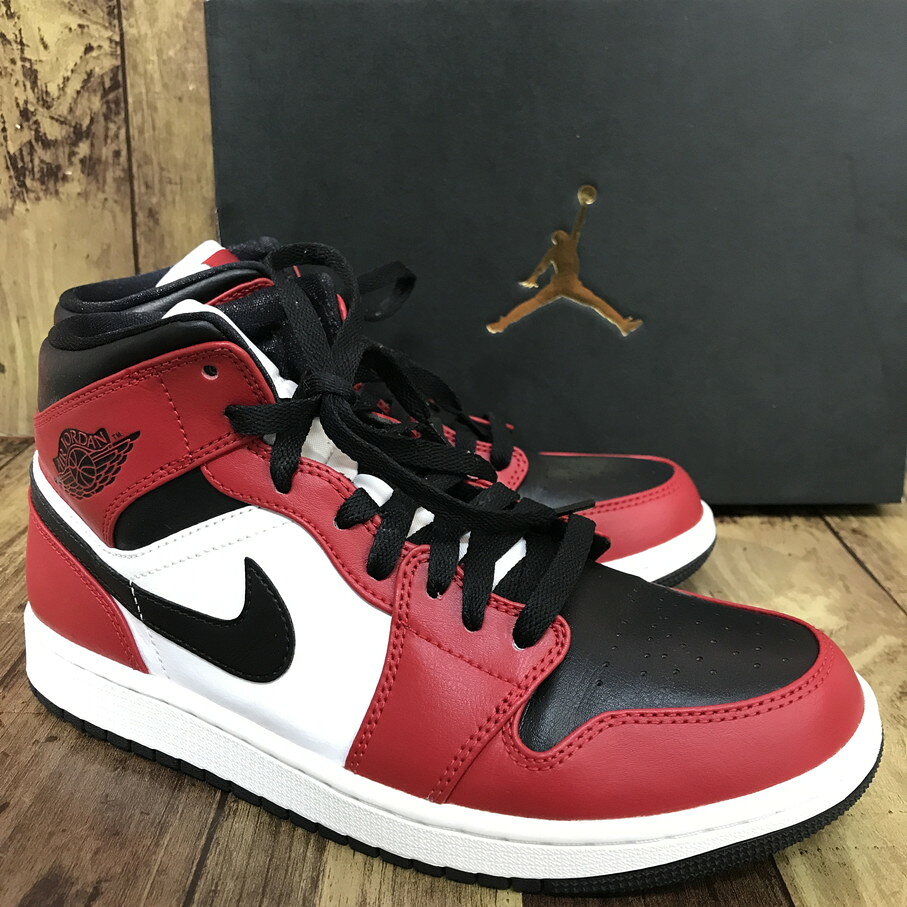 NIKE AIR JORDAN 1 MID CHICAGO BLACK TOE ナイキ エアジョーダン1 ミッド シカゴ ブラックトゥ