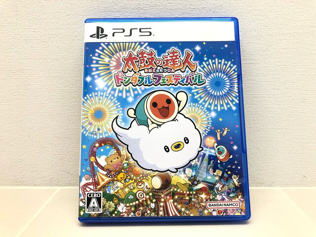※こちらの商品は群馬県からの発送となります。 ※お問い合わせ等については、この商品ページ内の【商品についての問合わせ】ボタンより、 お願い致します。 ※お問い合わせの内容により、2～3日お時間を いただく場合がございますので、予めご了承ください。 商品詳細 商品名 PS5 ゲームソフト 太鼓の達人 ドンダフルフェスティバル カラー 画像の確認をお願い致します。 付属品 画像参照 ※写真のもので全てです。 商品説明 中古・現状品 ・パッケージに多少のスレキズあり ※状態(キズ、汚れ、使用感等)は全て当店の感覚、判断となっておりますので 　予めご了承いただきますよう、お願い申し上げます。 その他、写真のご確認をお願い致します。 詳細な機能はメーカーサイト等でご確認ください。 ＜備考＞ ※他ECサイト、店頭併売品になりますので 　売り切れの場合はご容赦ください。 ●照明の関係により写しきれない傷や汚れ等があったり、 　写真と実物の色に若干の誤差が生じる場合がございます。 ●また、色や素材感等に注意して撮影をしておりますが、 　撮影状況やご覧になられているブラウザ等により、 　色味・質感等が異なって見える場合もございます。 ●商品状態を確認の上で出品をしておりますが、 　見落とし等ある可能性もございますので、 　神経質な方はご購入をお控えください。 ●なお、土・日・祝日はメール返信・発送等はしておりません。 　予めご了承ください。 ランク 【　A　】ランク 【ランクの説明】 N ：新品・未使用の商品 S ：ほぼ新品同様の商品 A ：多少の傷や汚れはあるが状態の良い商品 B ：使用感の他、傷や汚れのある商品 C ：全体的な使用感の他、傷や汚れの多い商品 D ：かなり大きな傷みがある難あり商品 ※S～CランクはUSED品となりますので、使用感をご理解の上ご購入下さい。