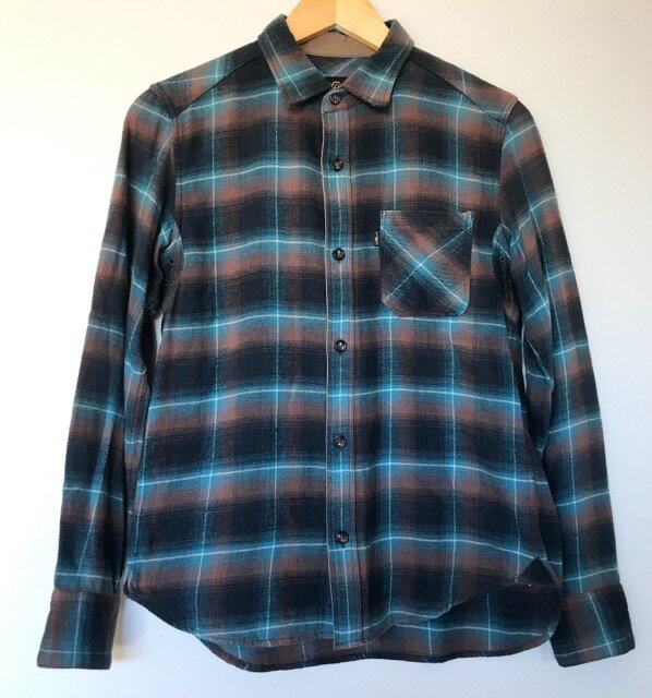 【送料無料】 LOST CONTROL （ロストコントロール）CHECK SHIRT チェック ネルシャツ 【中古】【007】