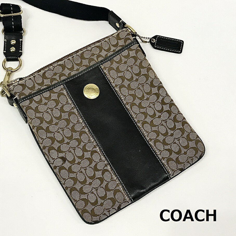 【4日 20:00〜 最大80％OFF&ポイント10倍】COACH F0769-40849 クロスボディバッグ コーチ エルゴ シグネチャー ショルダーバッグ【中古】【004】