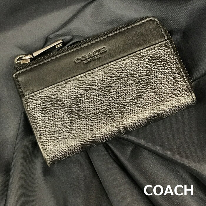 【19日 20:00〜 ポイント10倍】【送料無料】COACH 63267 キーケース コインケース コーチ シグネチャー【中古】【004】