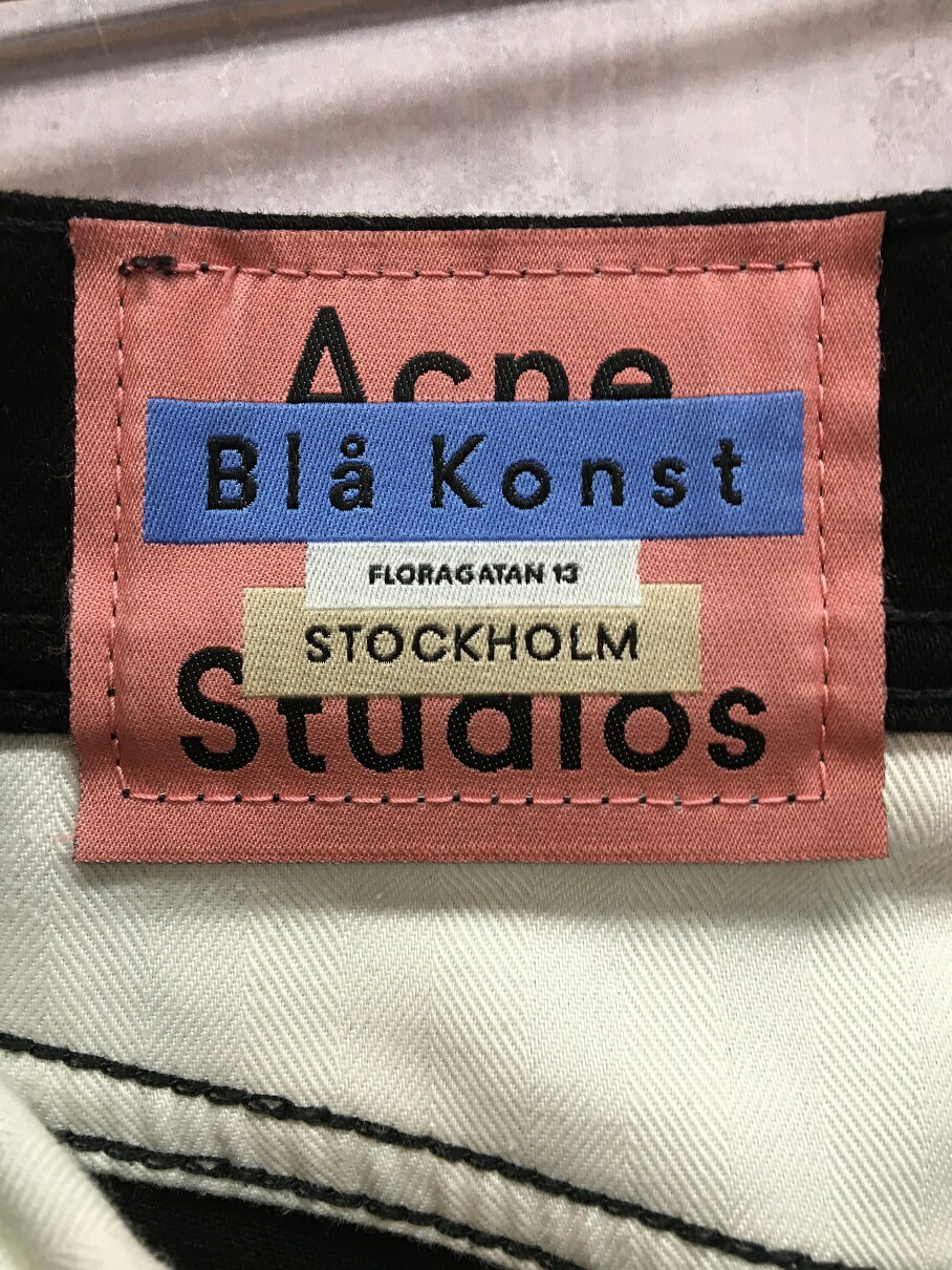 【4日 20:00〜 最大80％OFF&ポイント10倍】Acne Studios Bla Konst Melk Stay Black FW18 アクネストゥディオズ　スキニーデニムパンツ【中古】【004】【岩】