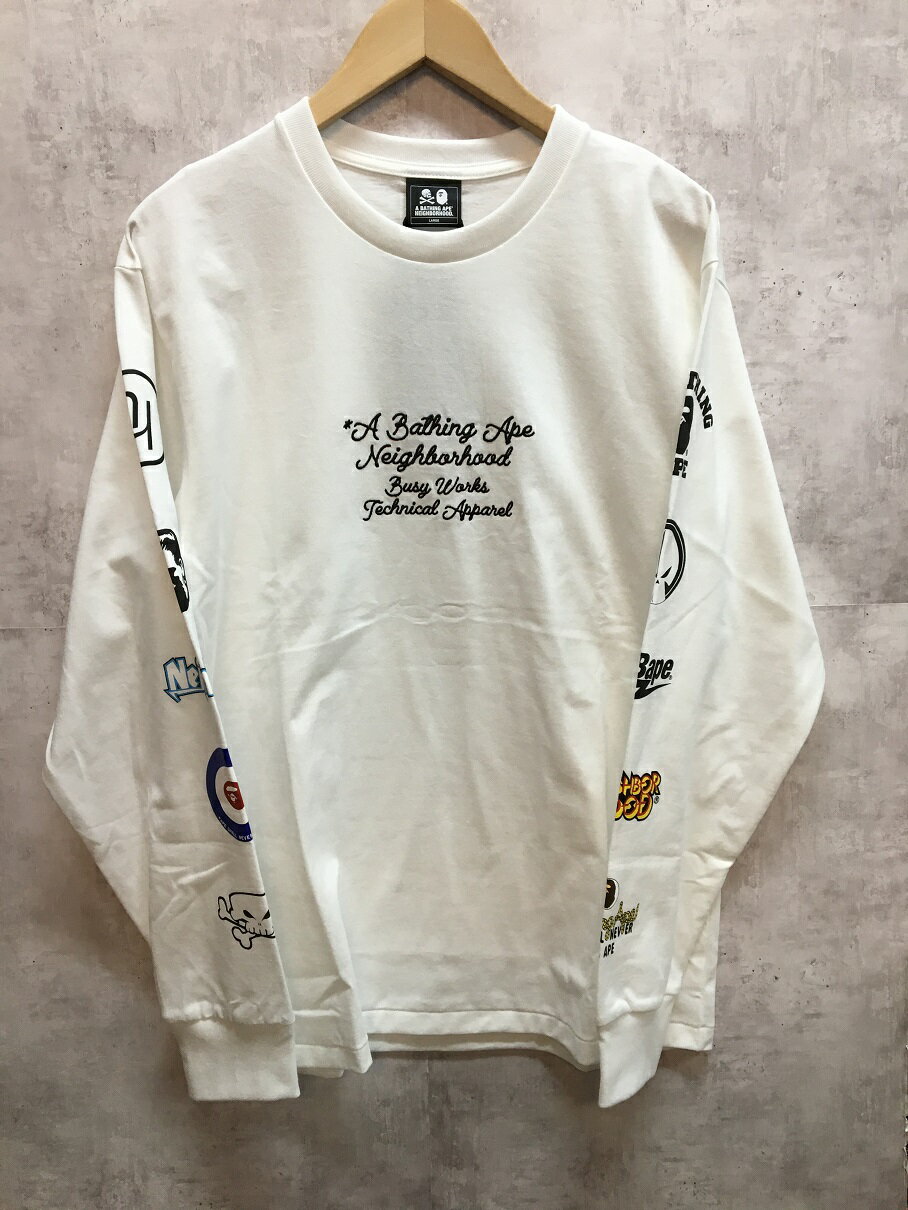 ̵NEIGHBORHOOD  A BATHING APE L/S TEE ͥСեå  T ĹµT ۥ磻 222NOAPN-CSM03Sšۡ004ۡڴ