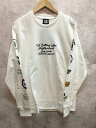 【送料無料】NEIGHBORHOOD × A BATHING APE L/S TEE ネイバーフッド エイプ ロンT 長袖Tシャツ ホワイト 222NOAPN-CSM03S【中古】【004】【岩】