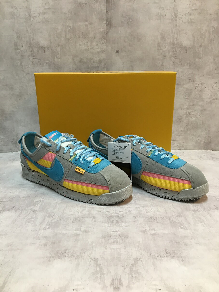 【送料無料】NIKE × UNION CORTEZ SP LIGHT SMOKE ナイキ ユニオン コルテッツ ライトスモーク DR1413-002【中古】【004】【岩】