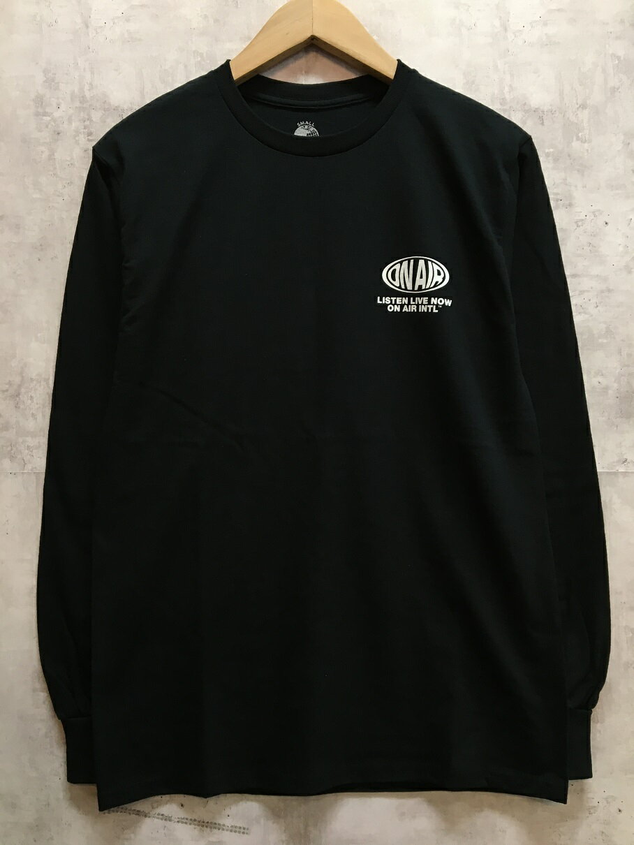 【送料無料】ON AIR Kyne Oval L/S Tee オンエアー ロンT 長袖Tシャツ ブラック【中古】【004】【岩】