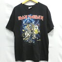 【送料無料】IRON MAIDEN 2003Vintage Best of the Beast S/S T-Shirt / アイアンメイデン バンドTシャツ プリントT 半袖 メンズ ブラック size:XL【中古】【006】