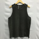 【送料無料】ROUGH AND RUGGED WAFFLE TANK RR17-5-T04 / ラフアンドラゲッド ワッフルタンク　17SS　タンクトップ　サーマル　メンズ　チャコール　グレー　size:L【中古】【006】