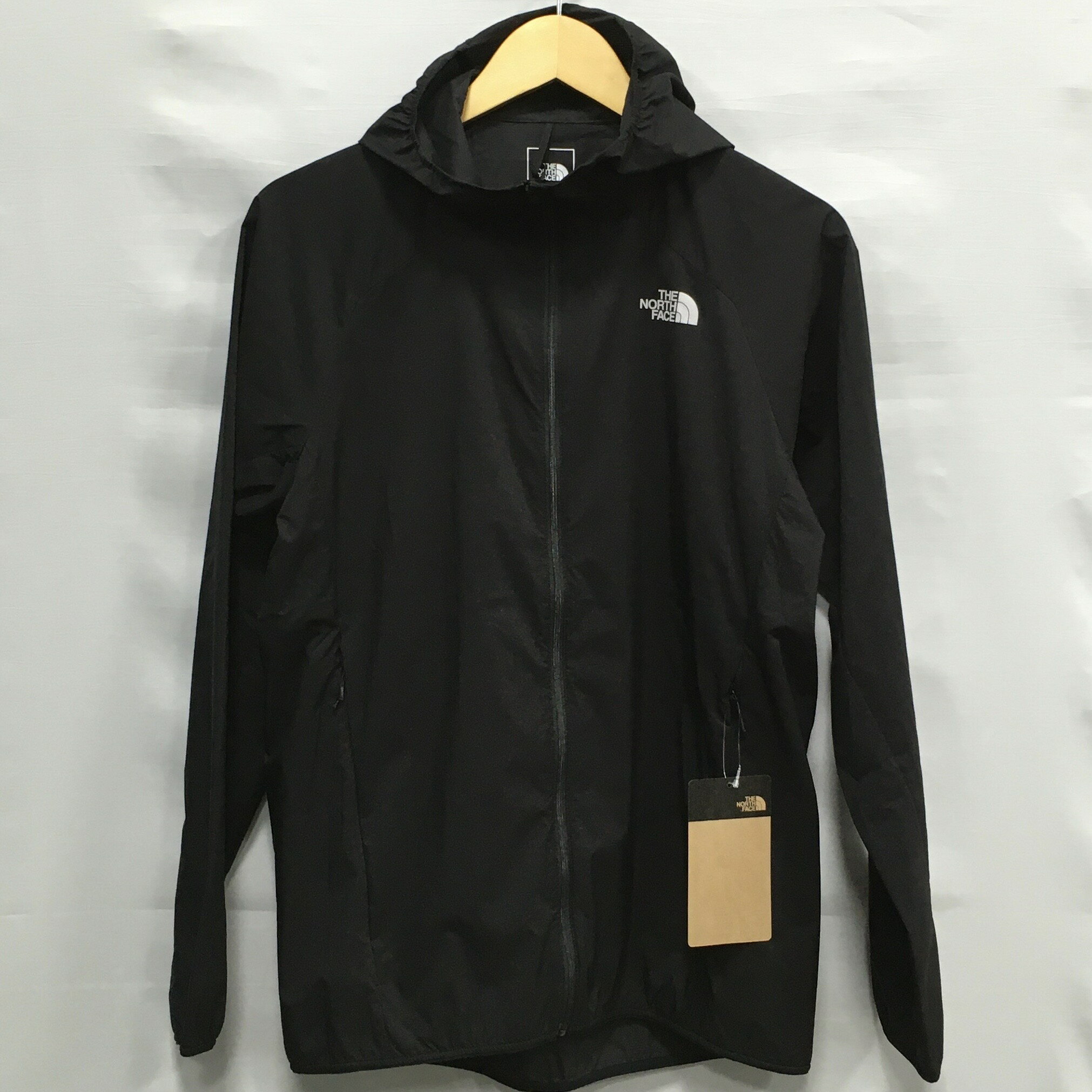 【送料無料】THE NORTH FACE Swallowtail Vent Hoodie NP22280 / ザノースフェイス スワローテイルベントフーディ　アウター　フルジップパーカー　アウトドア　メンズ　ブラック　size:M【中古】【006】