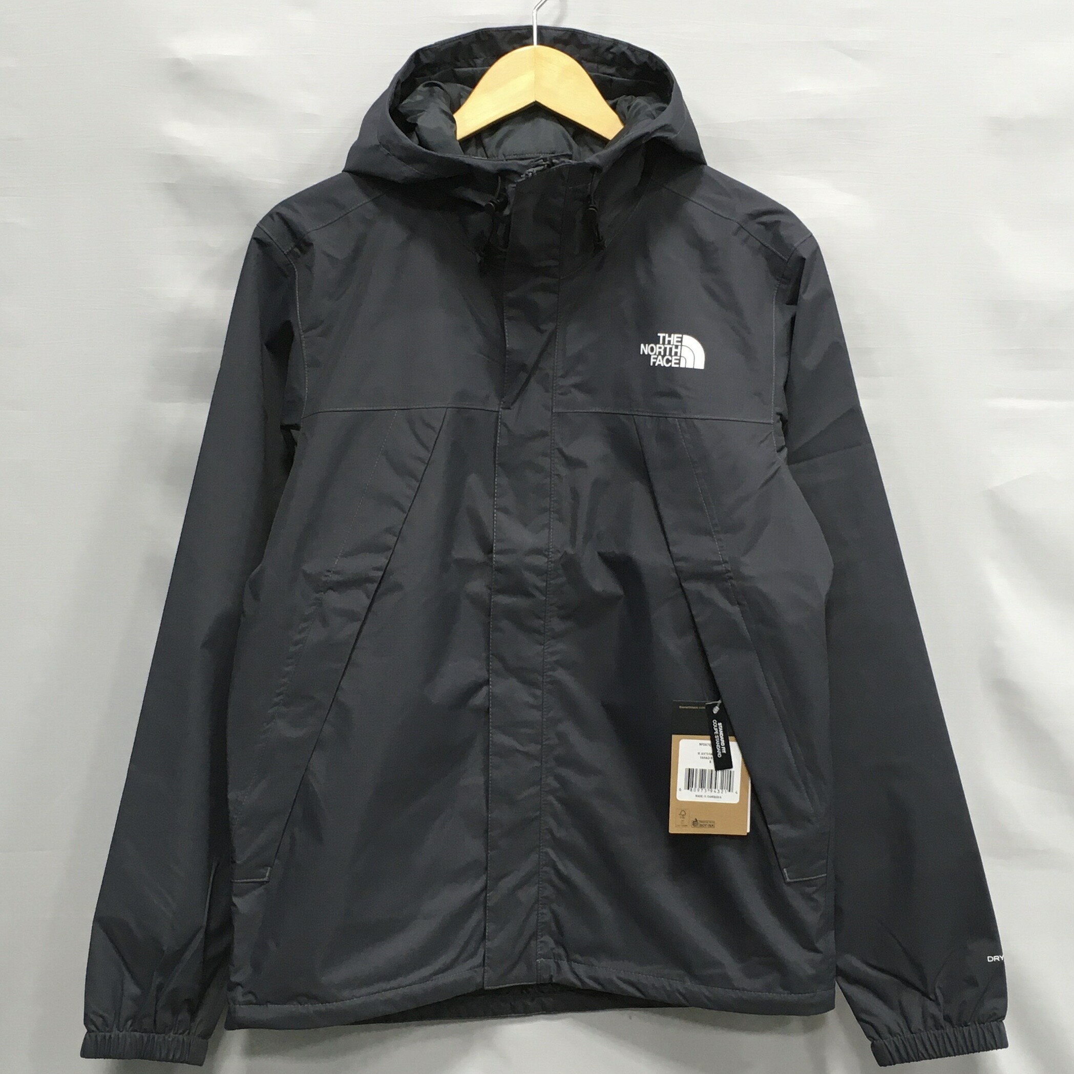 THE NORH FACE M ANTORA JACKET NF0A7QEY / ザノースフェイス アントラ ジャケット　USAモデル　マウンテンパーカー　アウター　アウトドア　メンズ　グレー　size:S