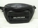 【送料無料】BALENCIAGA(バレンシアガ) ベルトバッグ EVERYDAY ブラック【中古】【005】
