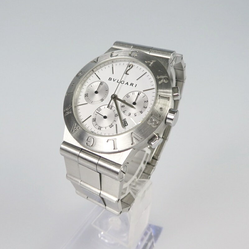 【中古】BVLGARI｜ブルガリ ディアゴノスポーツCH35WSSD クォーツ 腕時計 【f132】