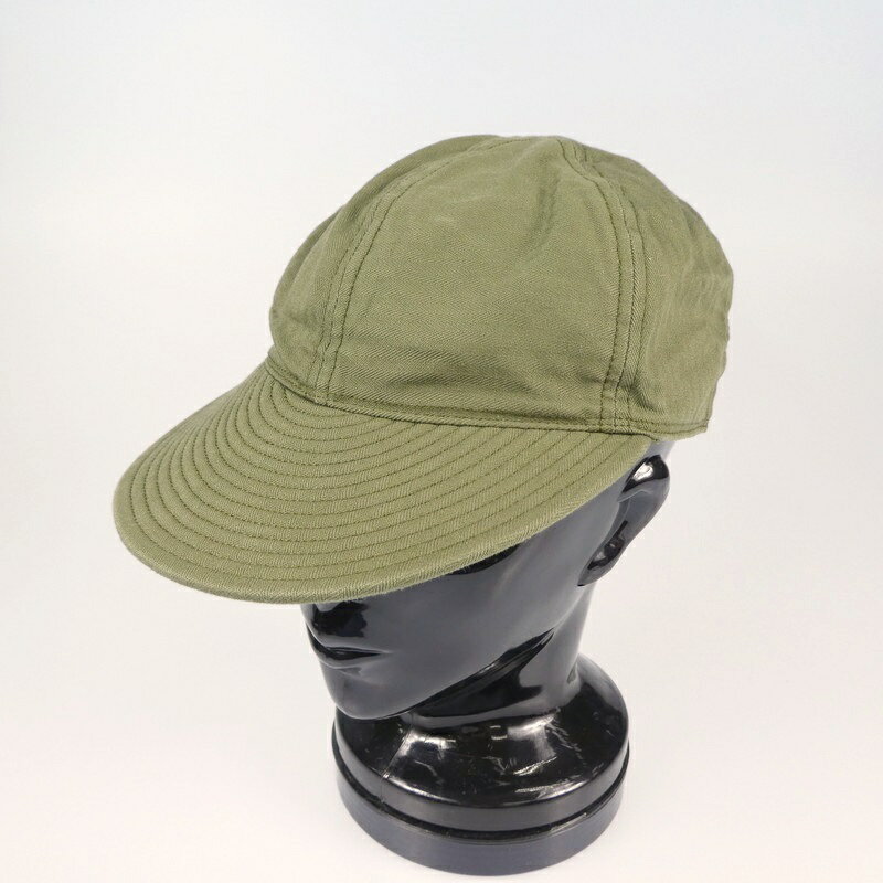 【中古】THE REAL McCOY'S｜ザ・リアルマッコイズ TYPE A-3 メカニックキャップ 帽子 カーキ系 サイズ：7 1/2【f118】のサムネイル