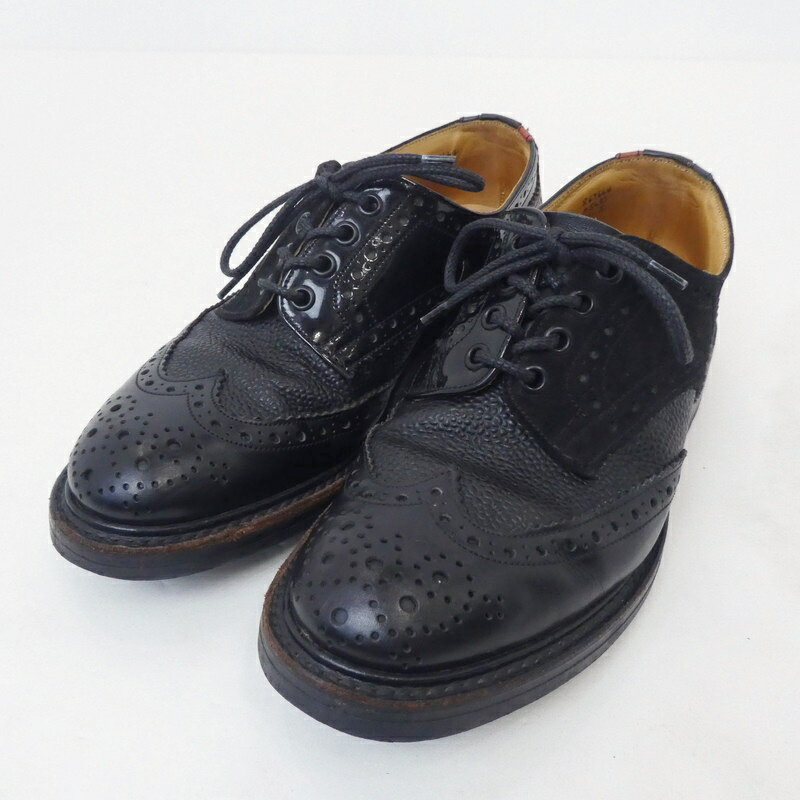 【中古】NEPENTHES｜ネペンテス ×TRICKERS Multi Tone Brogue レザーシューズ サイズ：UK6.5 【f127】