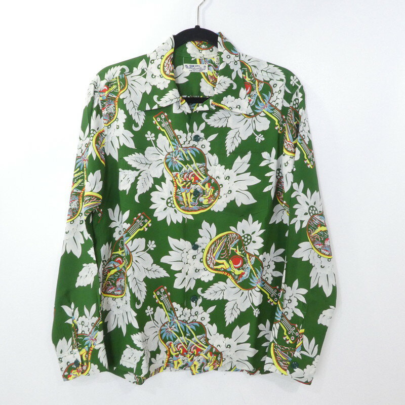 【中古】SUN SURF｜サンサーフ UKULELE MELODY L/S RAYON HAWAIIAN SHIRT SS28019 2019SS サイズ：S【f101】