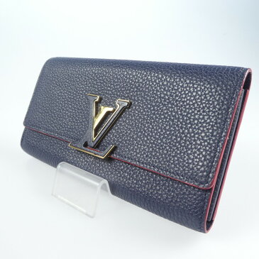 【中古】LOUIS VUITTON｜ルイヴィトン トリヨン M63739 ポルトフォイユカプシーヌ 二つ折り長財布 【f125】