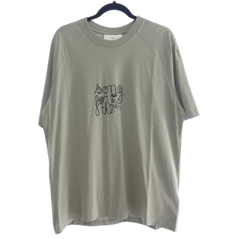 【中古】SONG FOR THE MUTE｜ソング・フォー・ザ・ミュート DOOR RAGLAN TEE MSFT21S3005-M 2021S/S Tシャツ サイズ：46【f108】