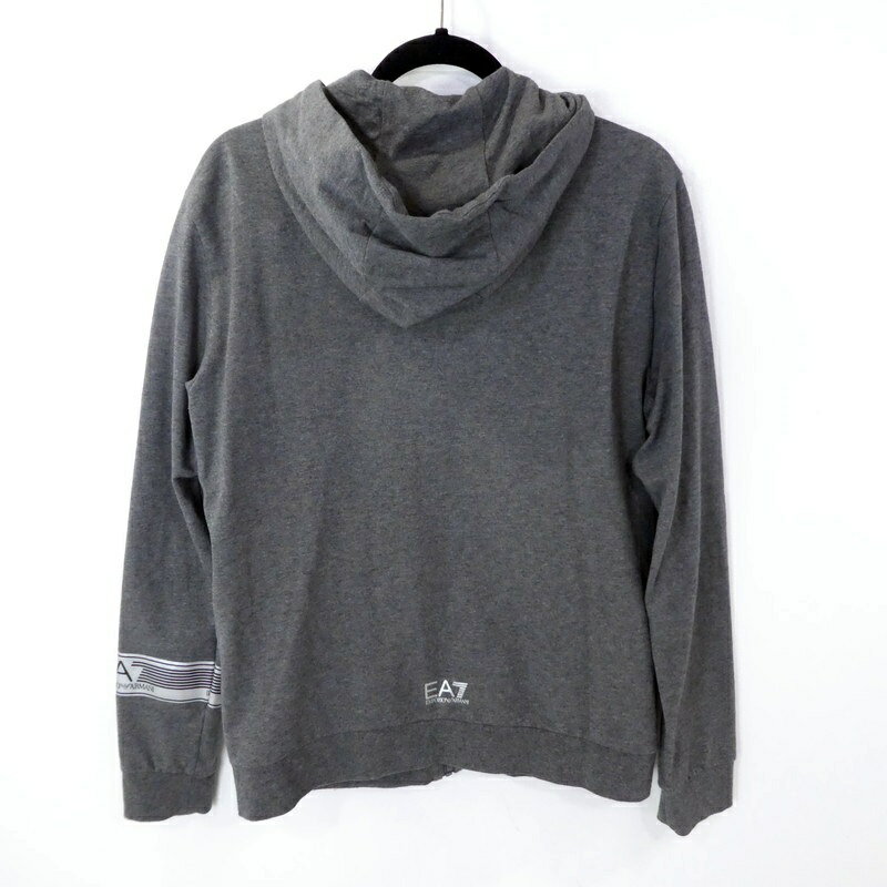 【中古】EA7 EMPORIO ARMANI｜イーエーセブン エンポリオアルマーニ パーカーセットアップ 2020S/S[2020年春夏] 6HPM30 PJ05Z グレー サイズ：M / インポート【f102】