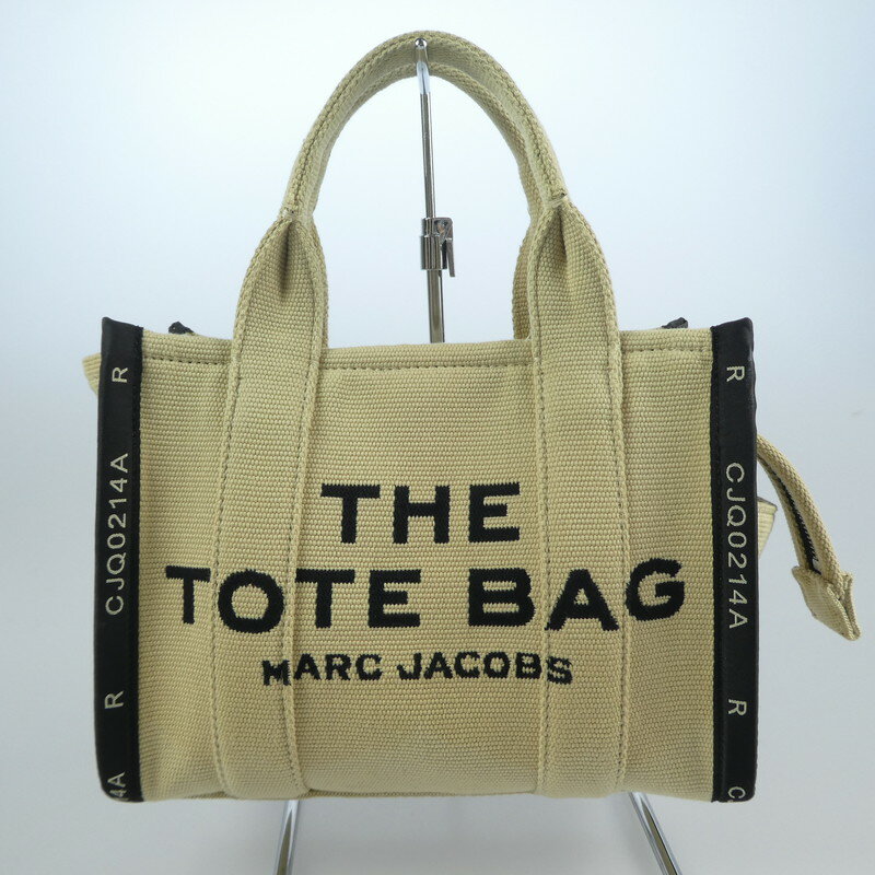 【中古】MARC JACOBS｜マークジェイコブス THE JACQUARD MINI TOTE BAG M0017025 2wayキャンバスハンドバッグ 【f121】