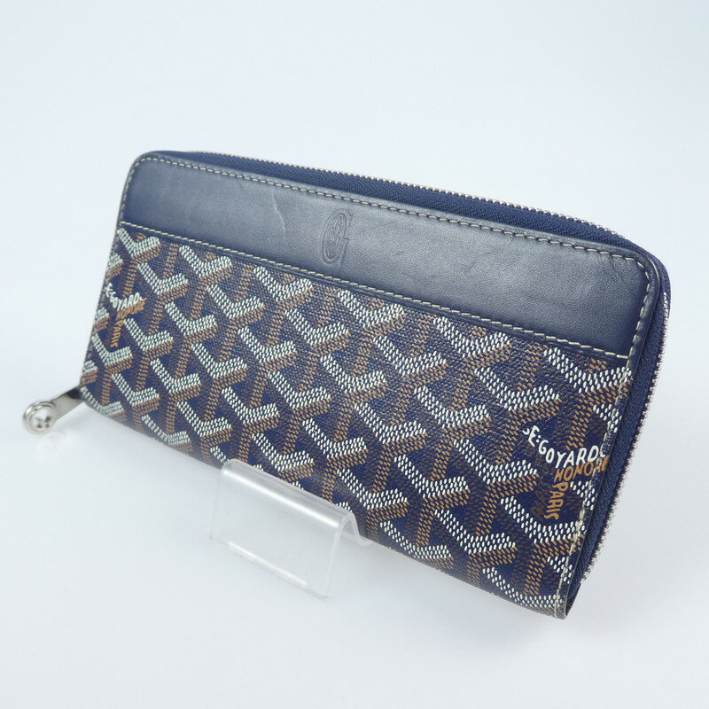 【中古】GOYARD｜ゴヤール マティニョンジップGM ラウンドファスナー長財布 【f125】