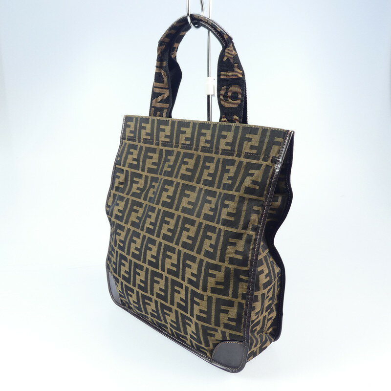 【中古】FENDI｜フェンディ 26555 ズッカ ハンドバッグ 【f122】