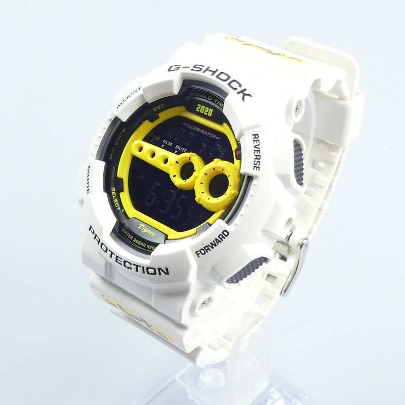 【中古】G-SHOCK｜ジーショック GD-100HTG20-7JR ×阪神タイガース デジタルクォーツ 【f131】