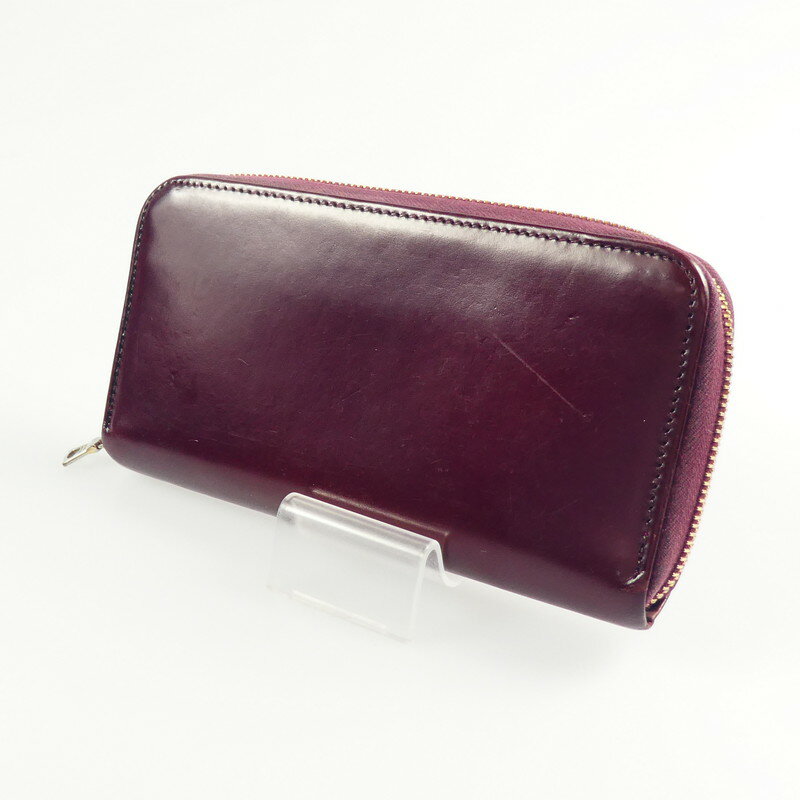 【中古】Whitehouse Cox｜ホワイトハウスコックス LONG ZIP WALLET BRIDLE S2622 ラウンドファスナー長財布 【f124】